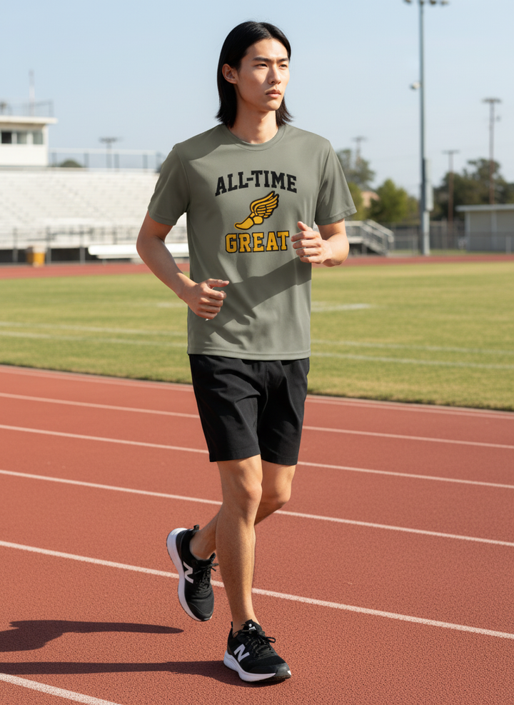 All-Time Great Track and Field Wing foot performance T