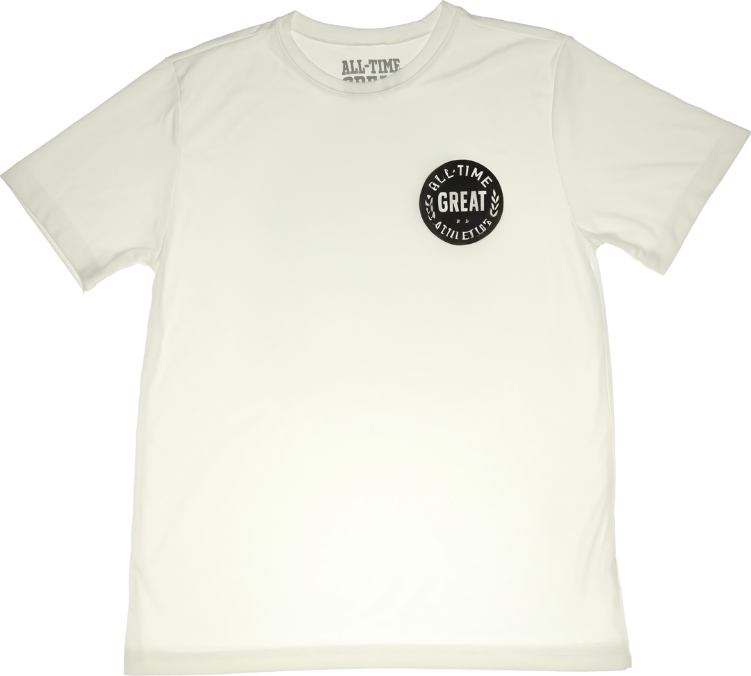 All Time Great Althetics Circle T front chest and back logo.