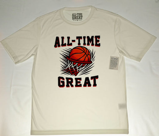 All-Time Great Basketball and Hoop Slam short sleeve T