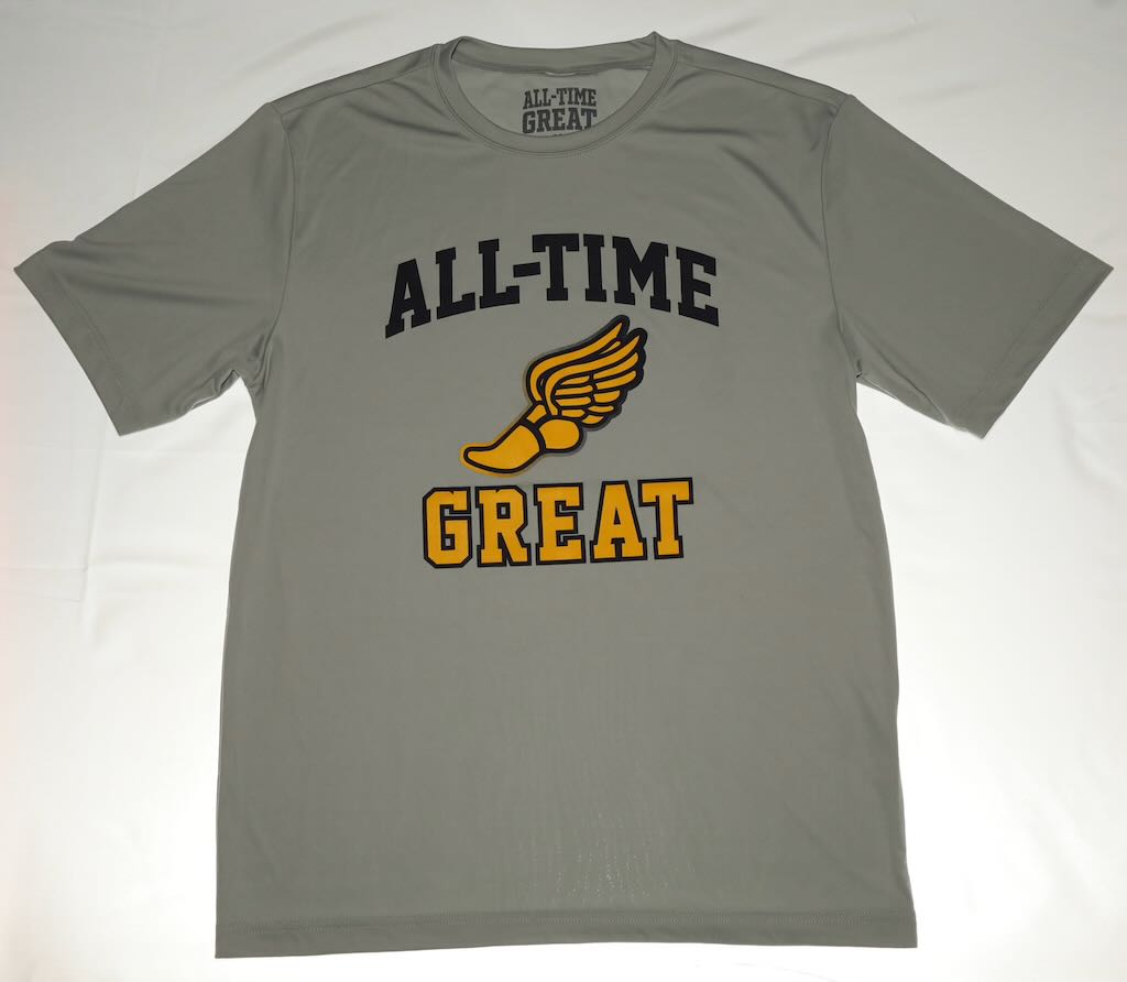 All-Time Great Track and Field Wing foot performance T