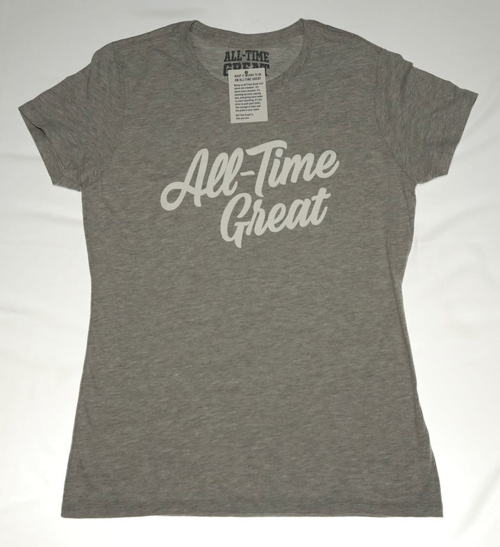 All-time great script Short sleeve logo t girls/youth.  Available in 6 colors