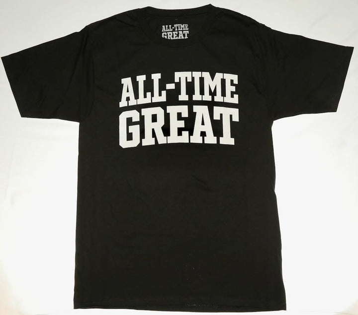 All Time Great Arch Block Logo Classic short sleeve T. Available in 5 colors