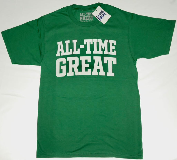 All Time Great Arch Block Logo Classic short sleeve T. Available in 5 colors