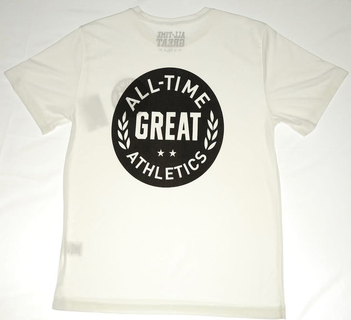 All Time Great Althetics Circle T front chest and back logo.