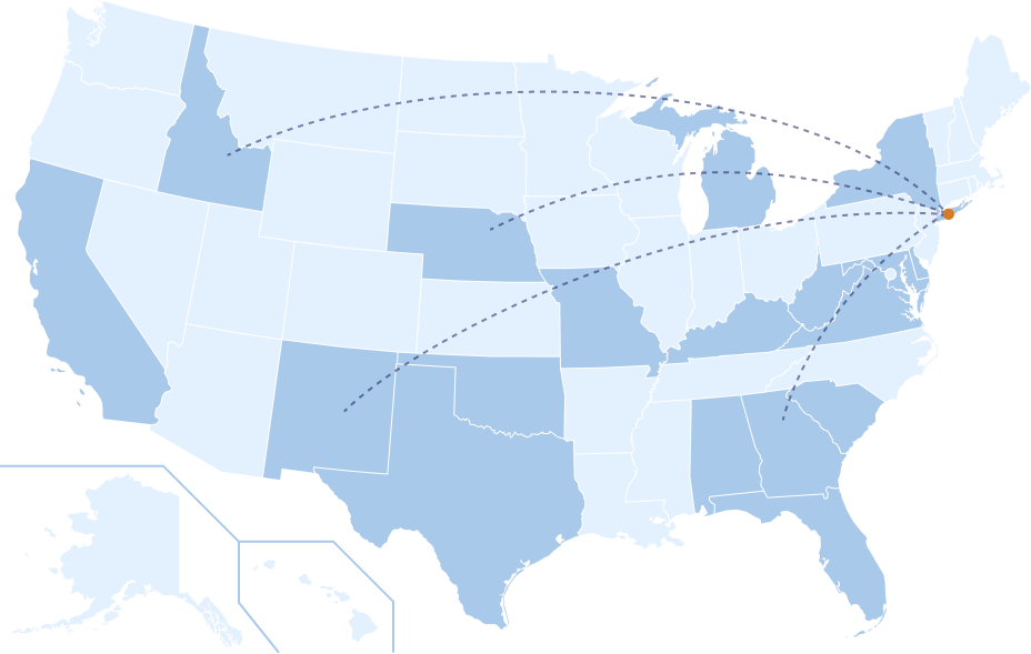 Interactive map